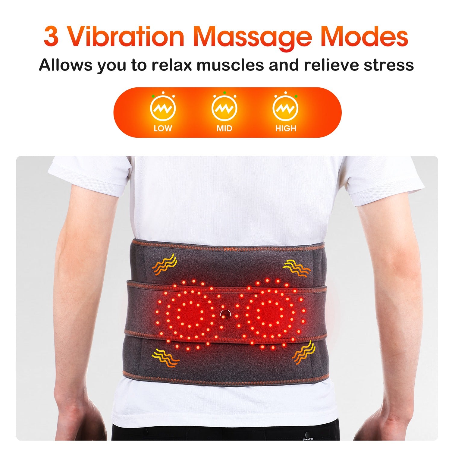 VYNOV™ HeatBack – Heated Back Massager for Posture Support & Pain Relief