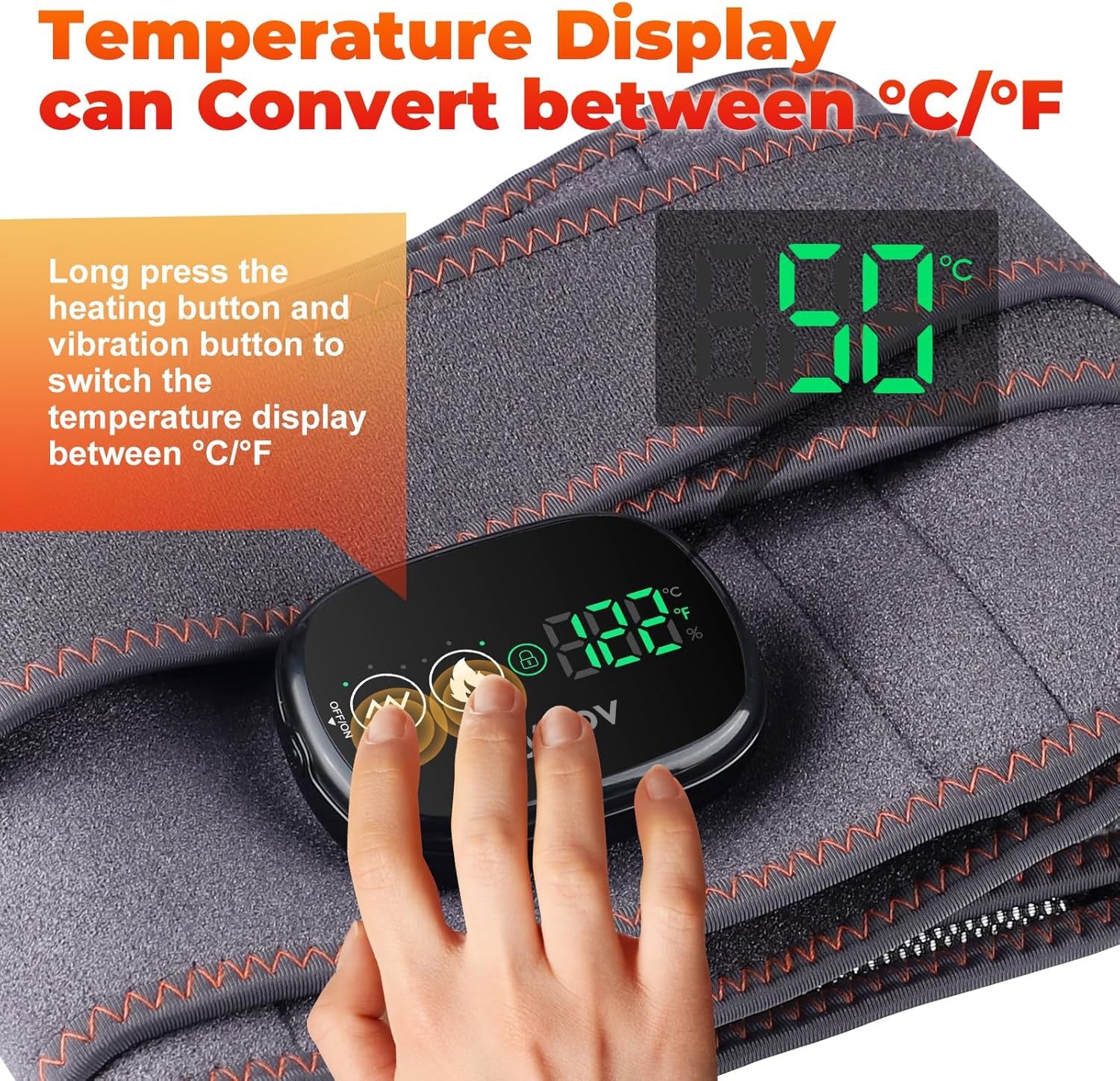 VYNOV™ HeatBack – Heated Back Massager for Posture Support & Pain Relief
